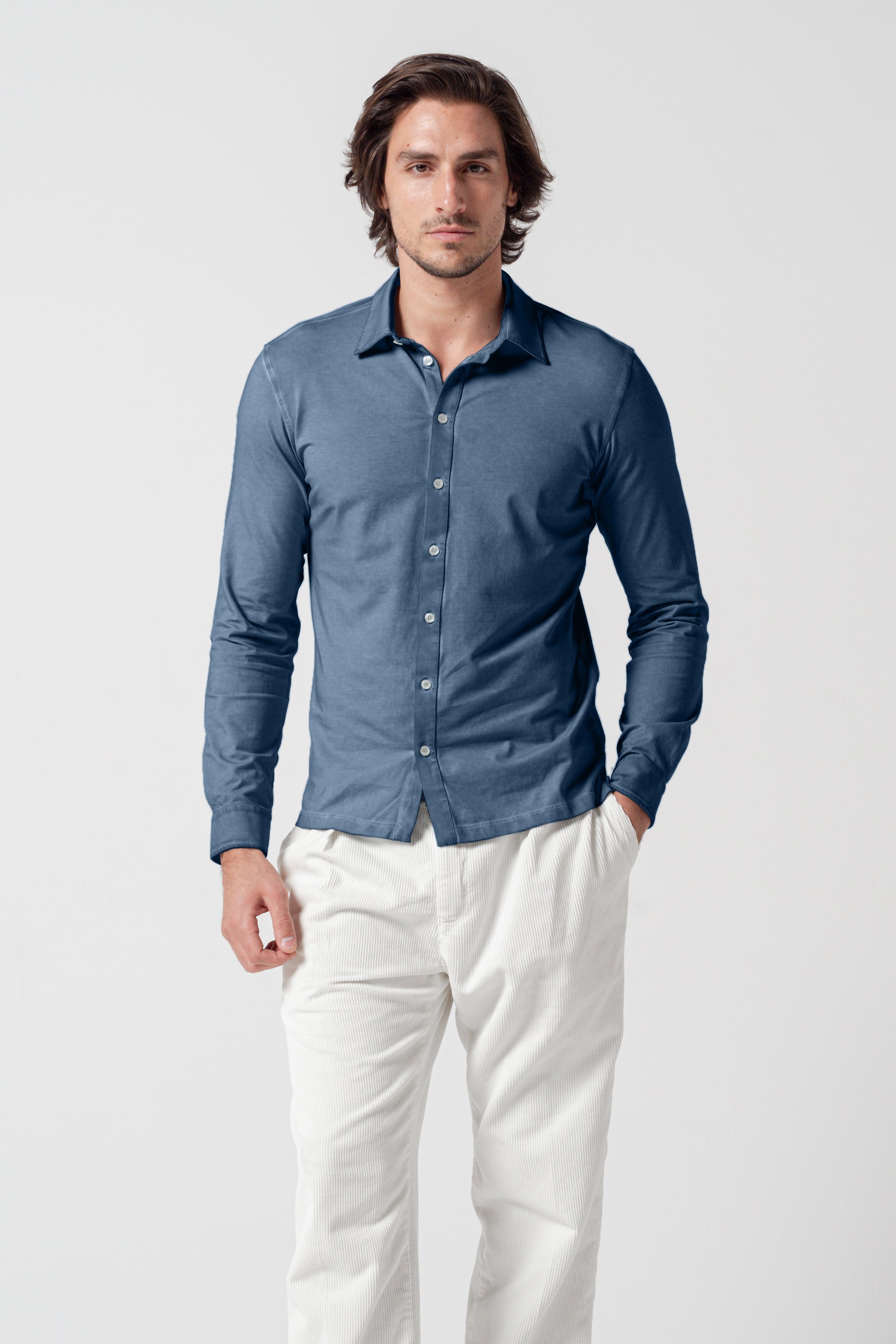 Performance Shirt in Jeans
