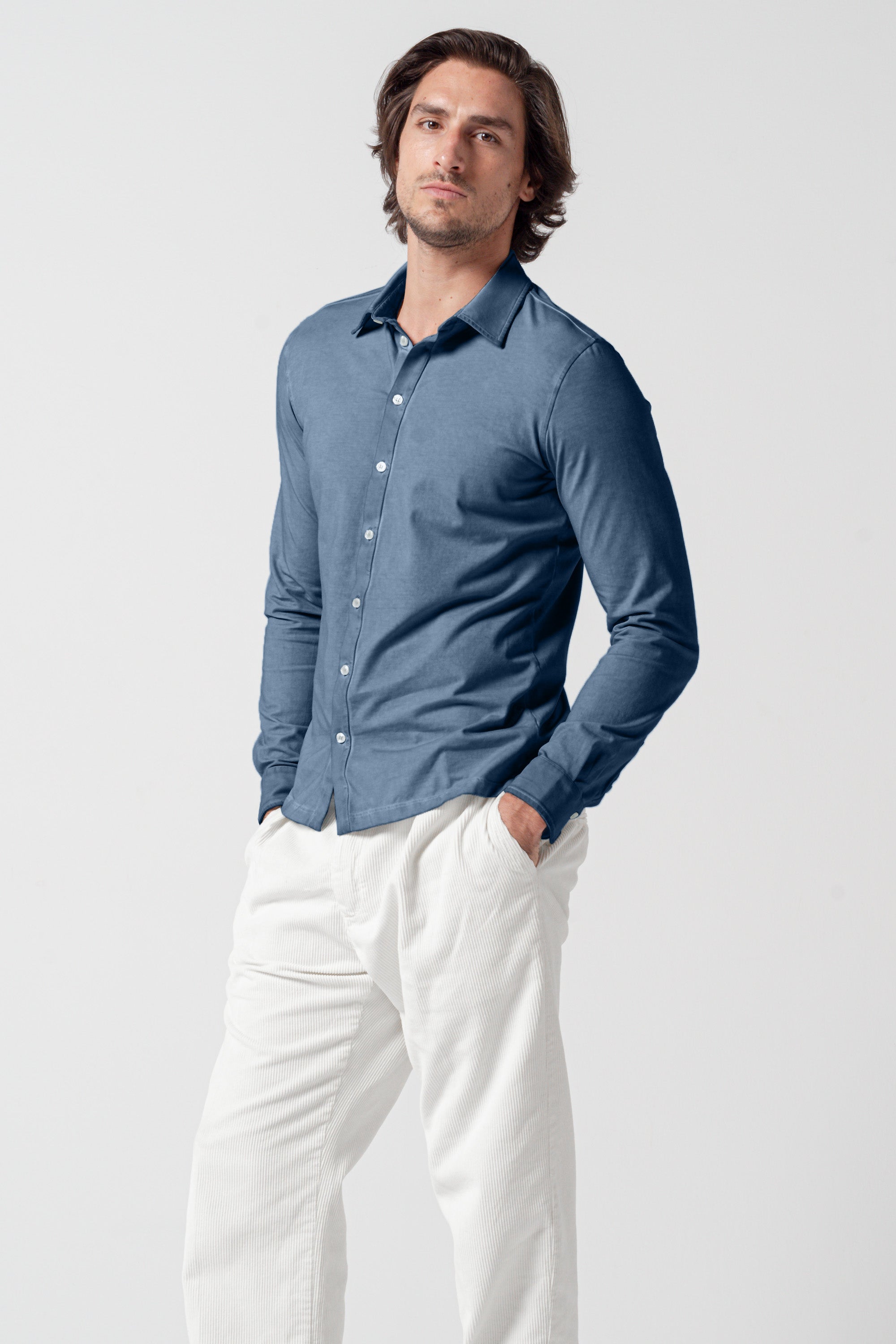 Performance Shirt in Jeans
