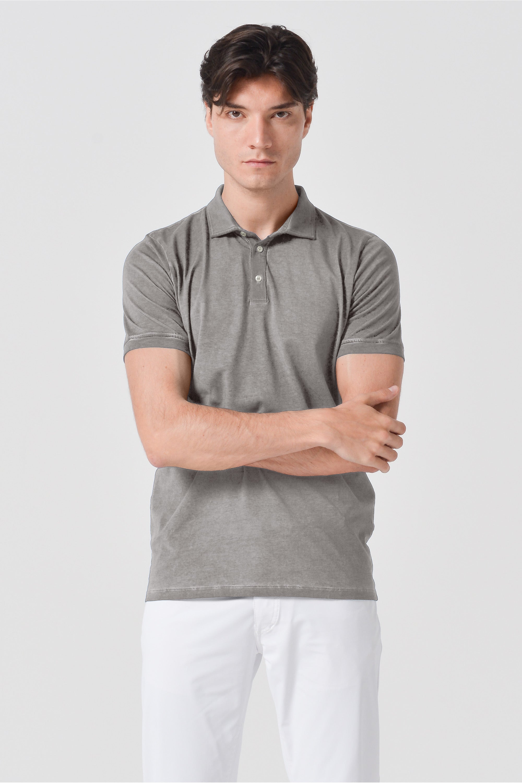 Performance Polo in Steel