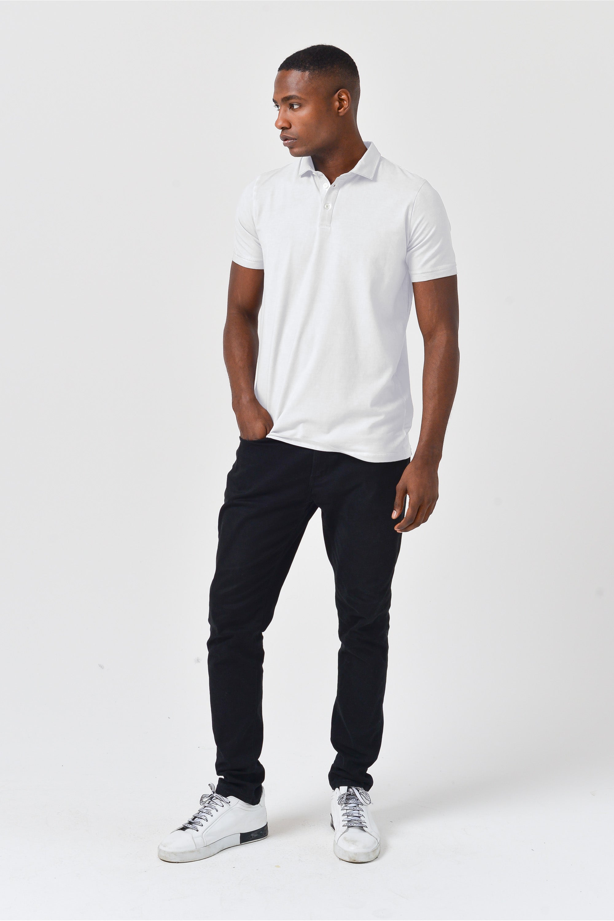 Performance Polo in White