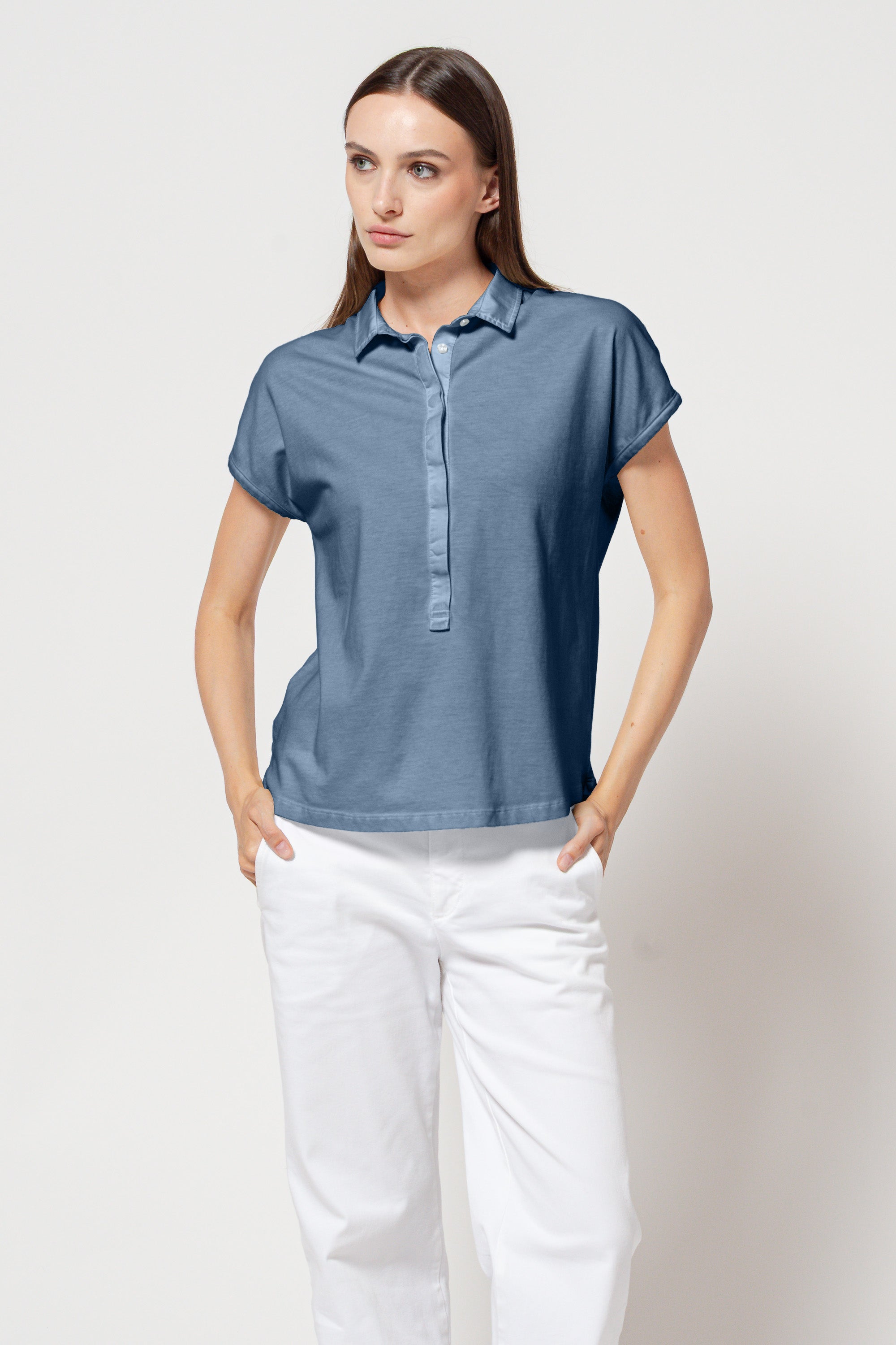 Summer Love Polo in Jeans