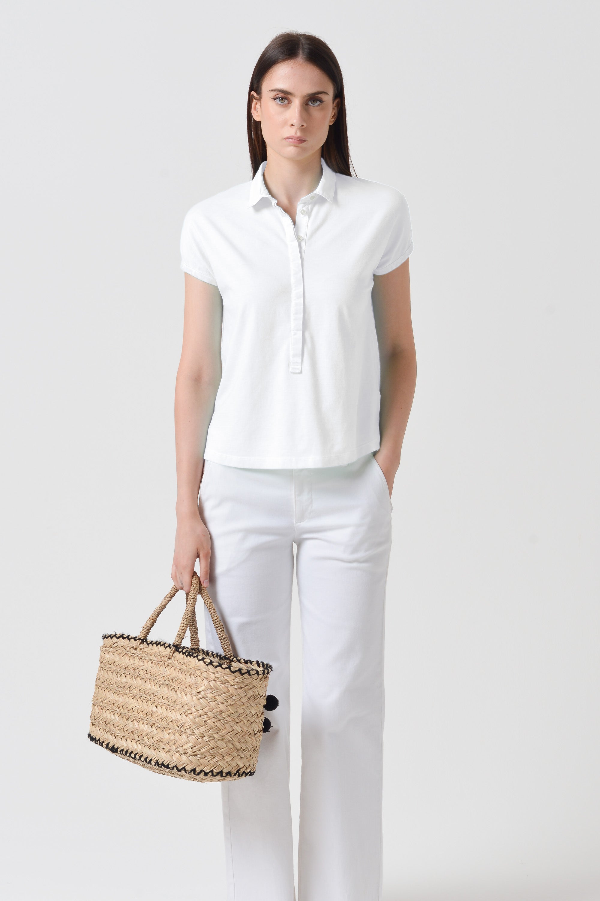 Summer Love Polo in White