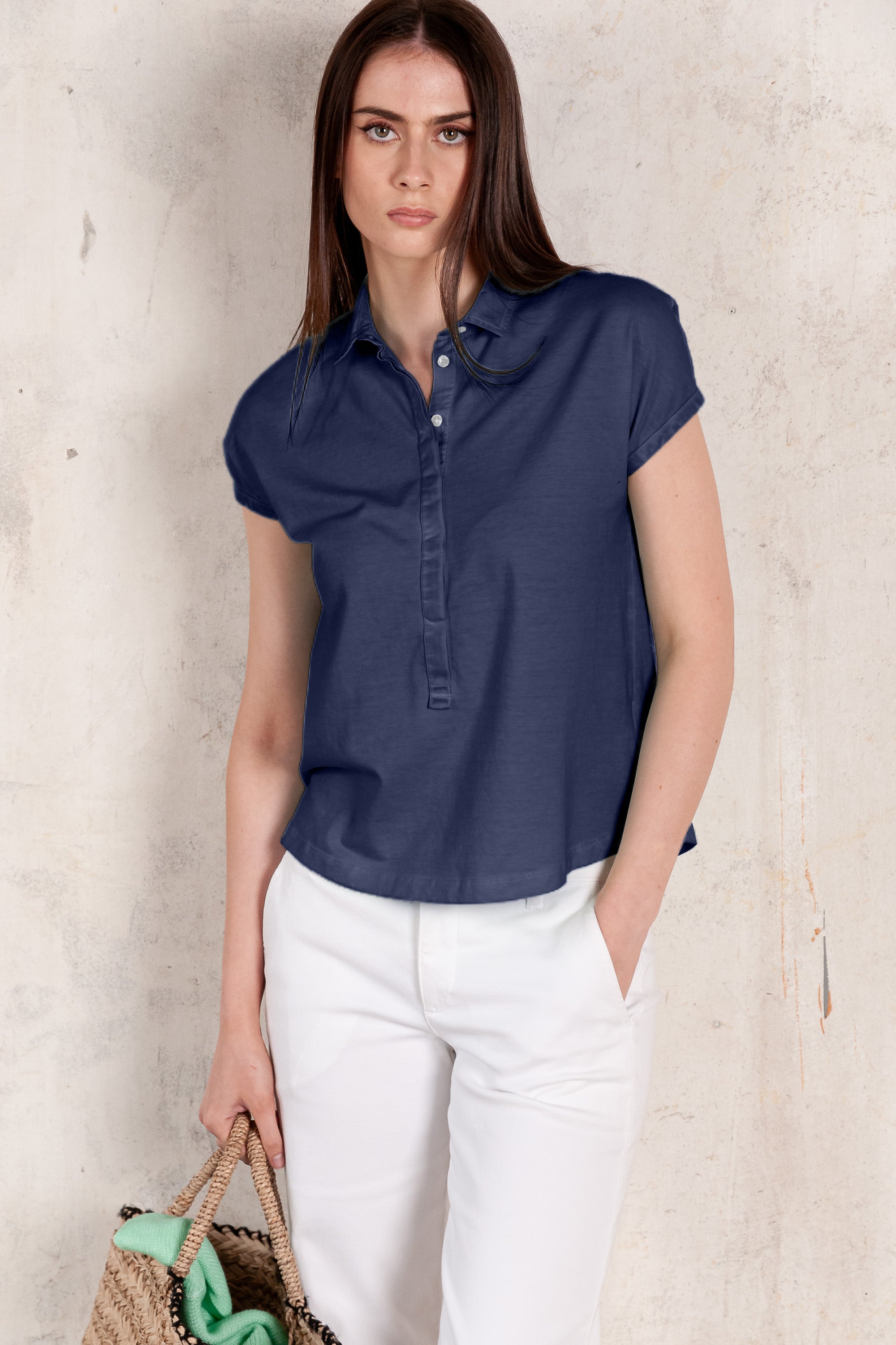 Summer Love Polo in Navy