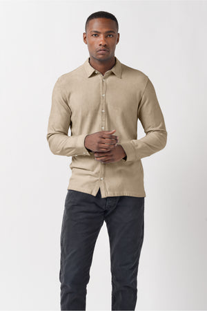 Easton - Viscose Jersey Shirt Shirt - Harbor
