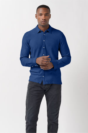 Easton - Viscose Jersey Shirt Shirt - Pacific