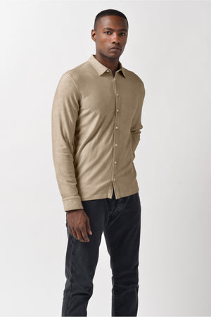 Easton - Viscose Jersey Shirt Shirt - Harbor