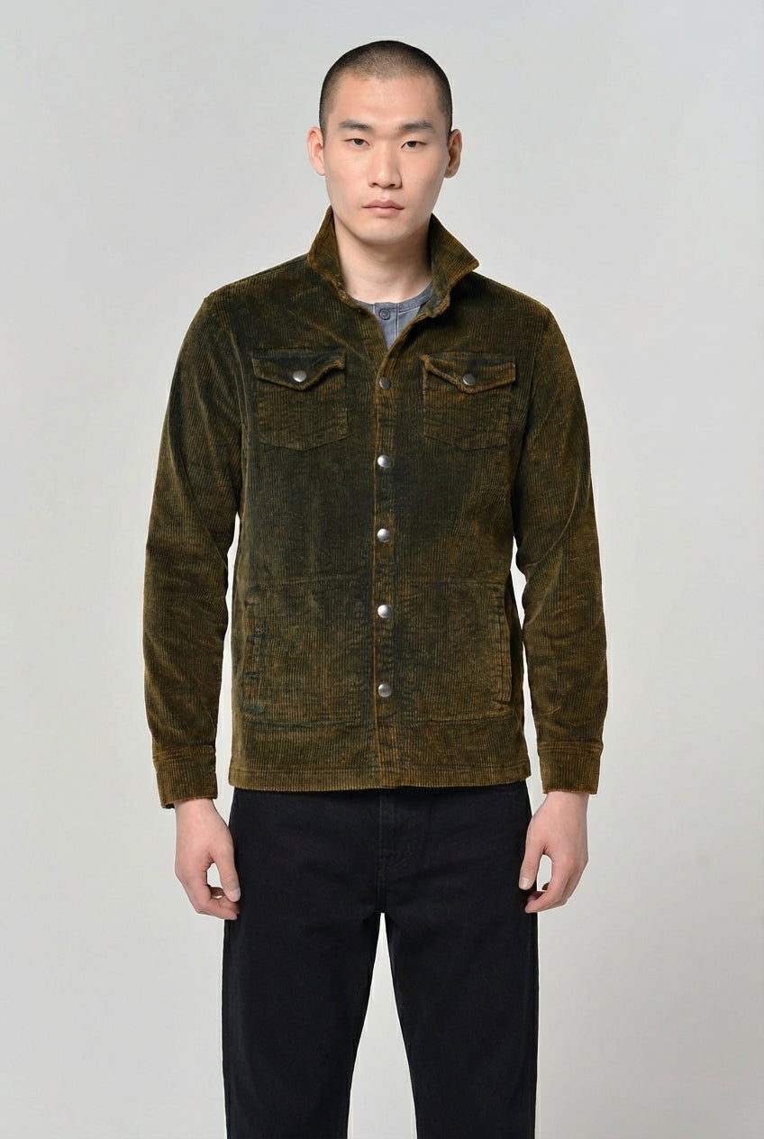 Mayport - Corduroy Tracker Jacket Jacket - Rust
