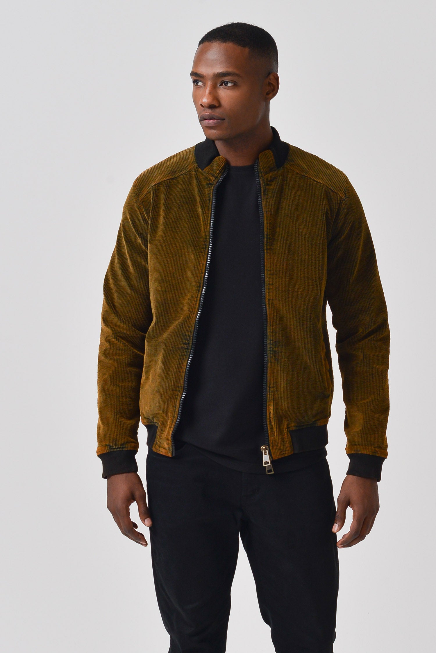 Hyton Bomber Jacket - Rust