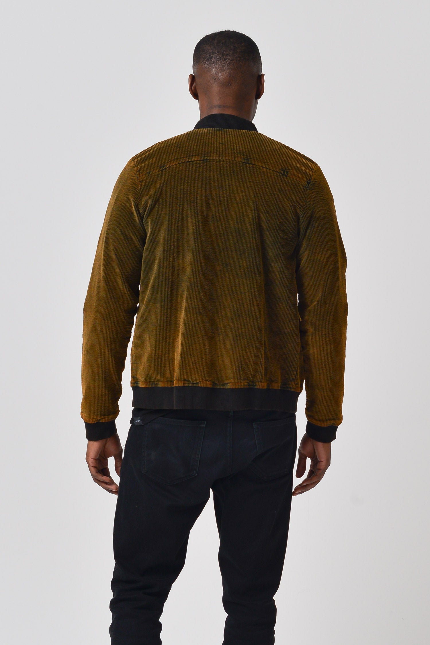 Hyton - Corduroy Bomber Jacket - Rust
