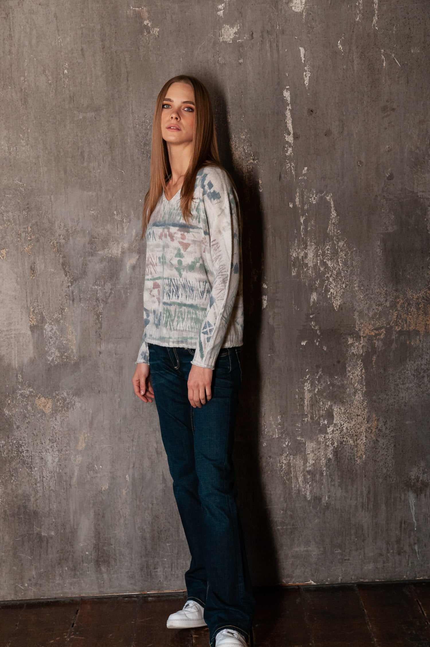 Oaken Ethnic Sweater - Topia