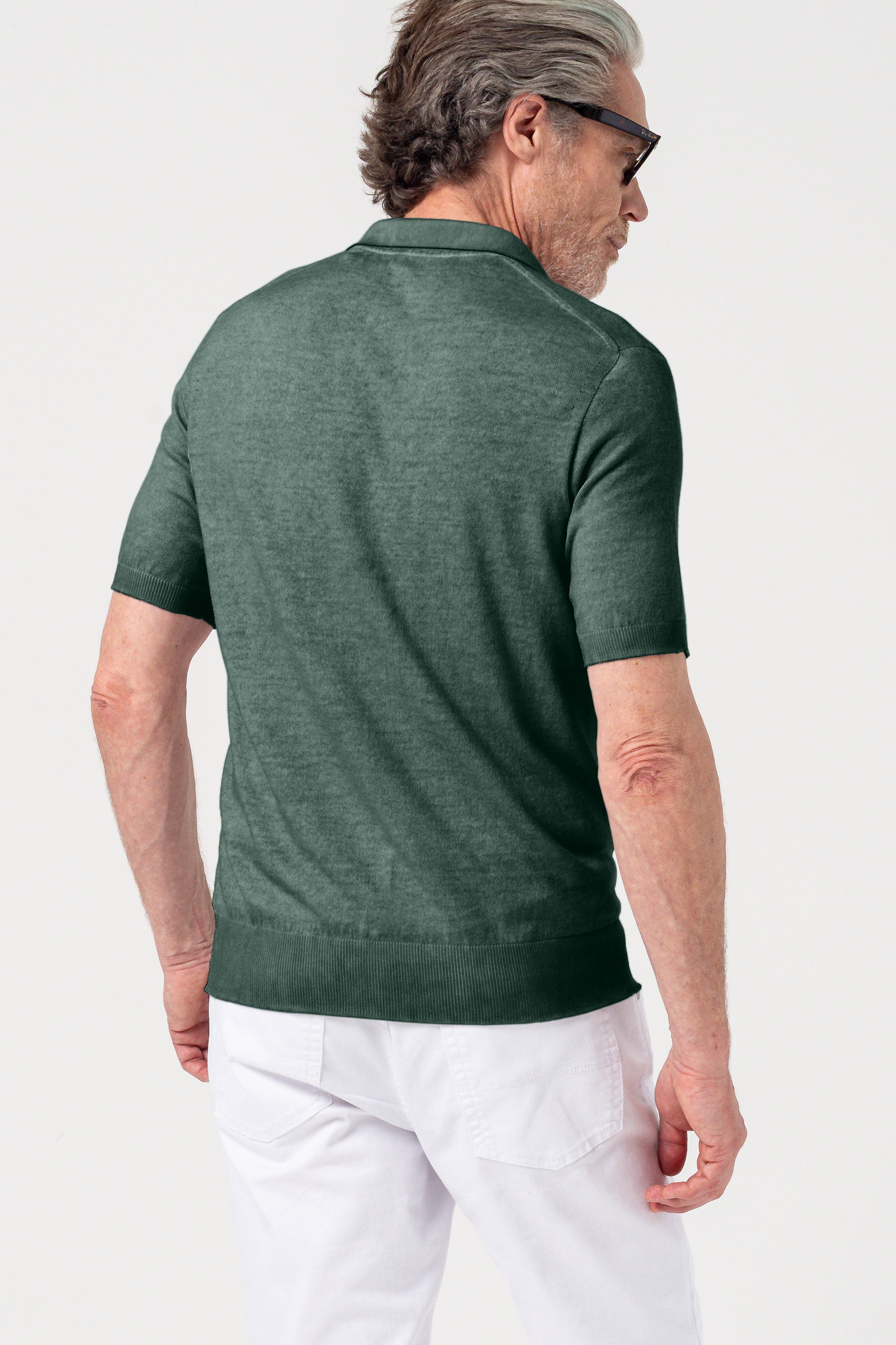 Nico Knit Polo - Nori
