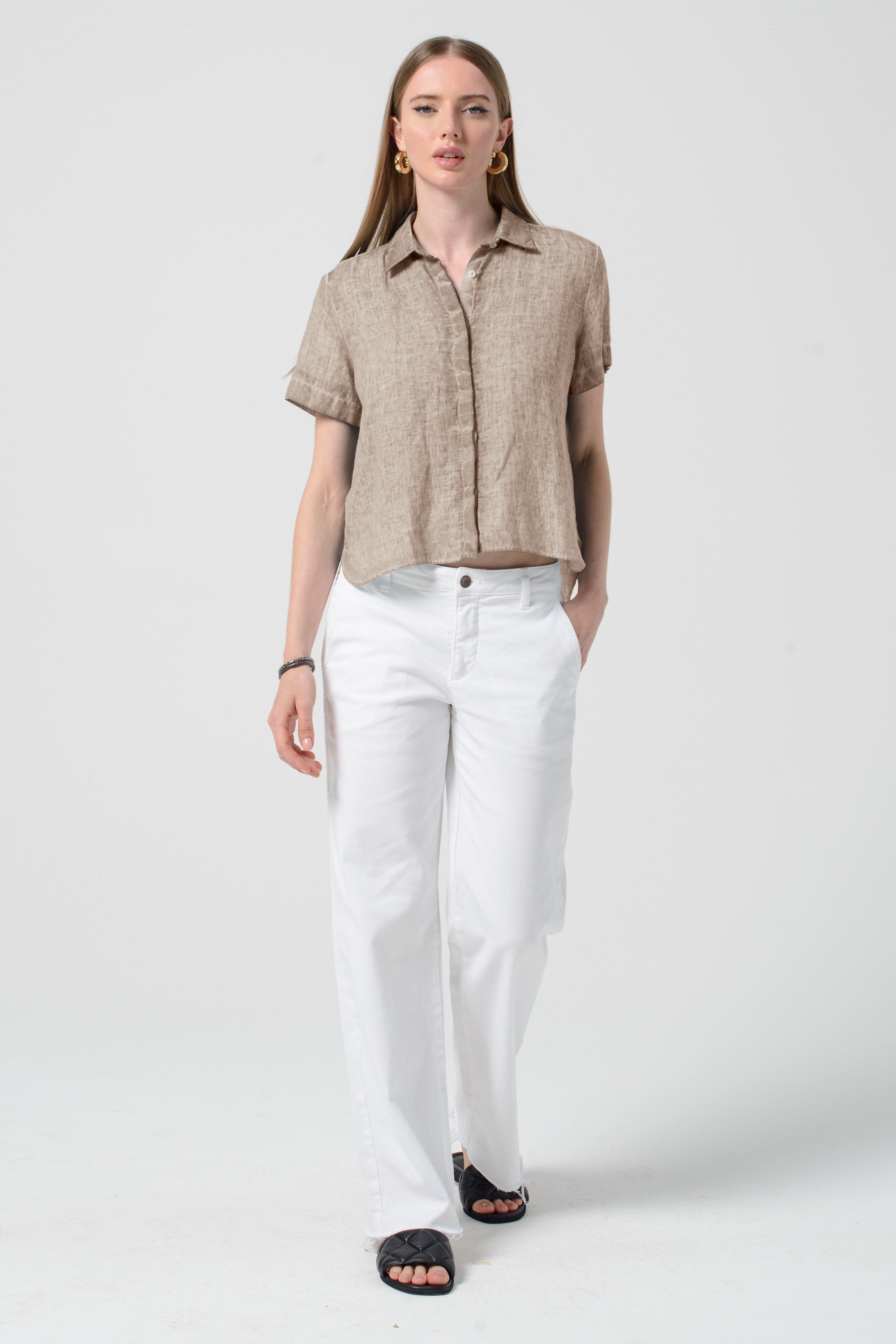 Sunray Linen Shirt - Harbor