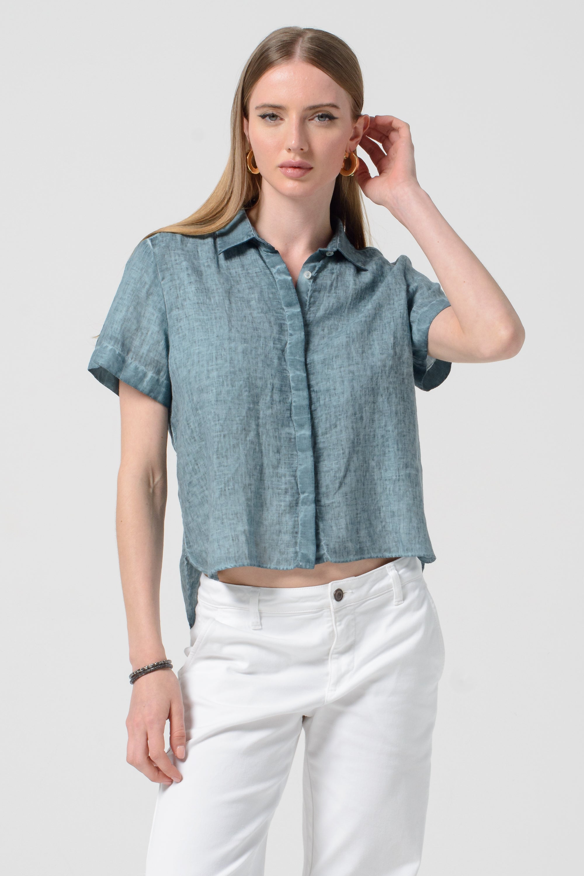 Sunray Linen Shirt - Marlin