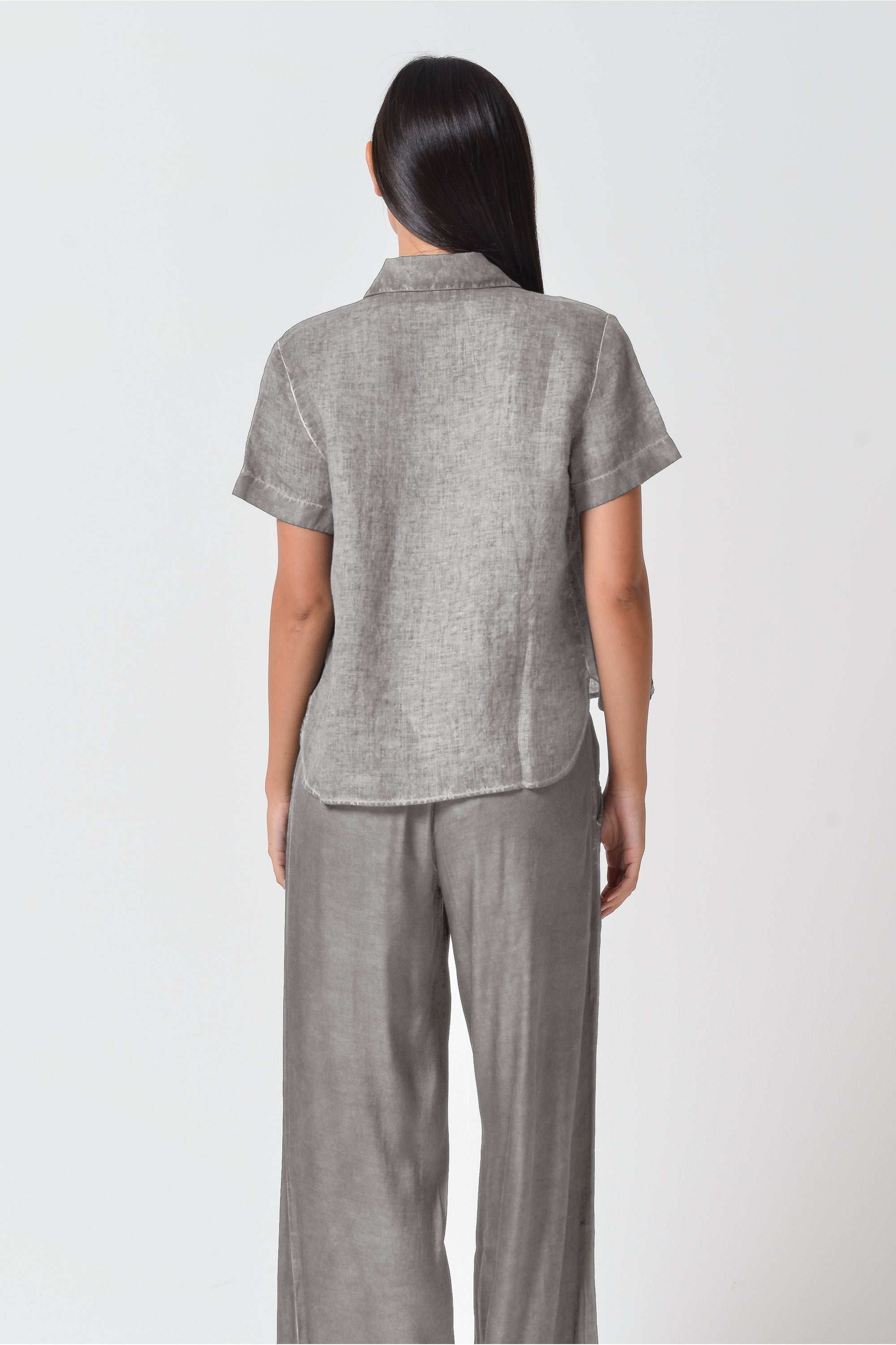 Sunray Linen Shirt - Steel