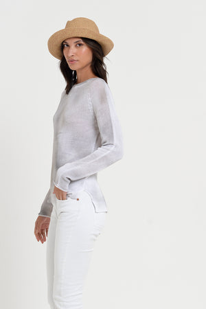 Happy Hour Knit in Nuvolato Art - Stratus