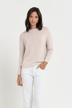 Vaze Knit - Women's Cotton Knit Sweater - Canapa