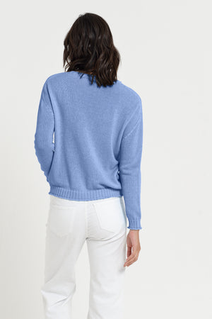 Vaze Knit - Women's Cotton Knit Sweater - Bay