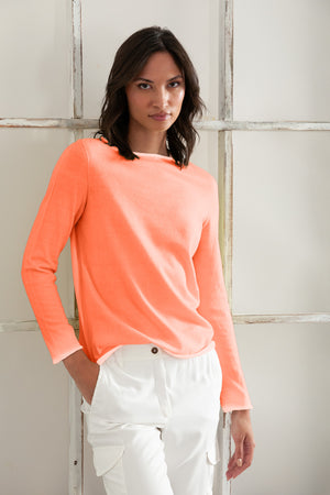 Monica Crewneck in Spray Art - Spritz