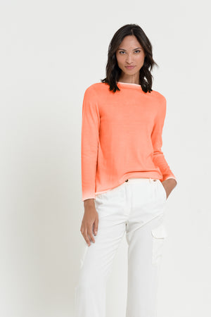 Monica Crewneck in Spray Art - Spritz