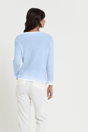 Monica Crewneck in Spray Art - Fiji