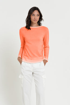 Monica Crewneck in Spray Art - Spritz
