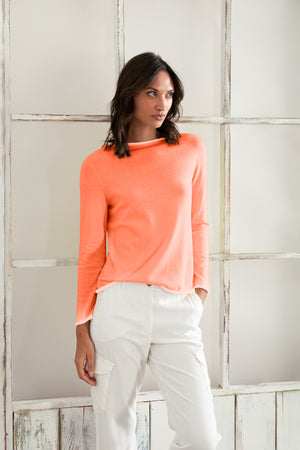 Monica Crewneck in Spray Art - Spritz
