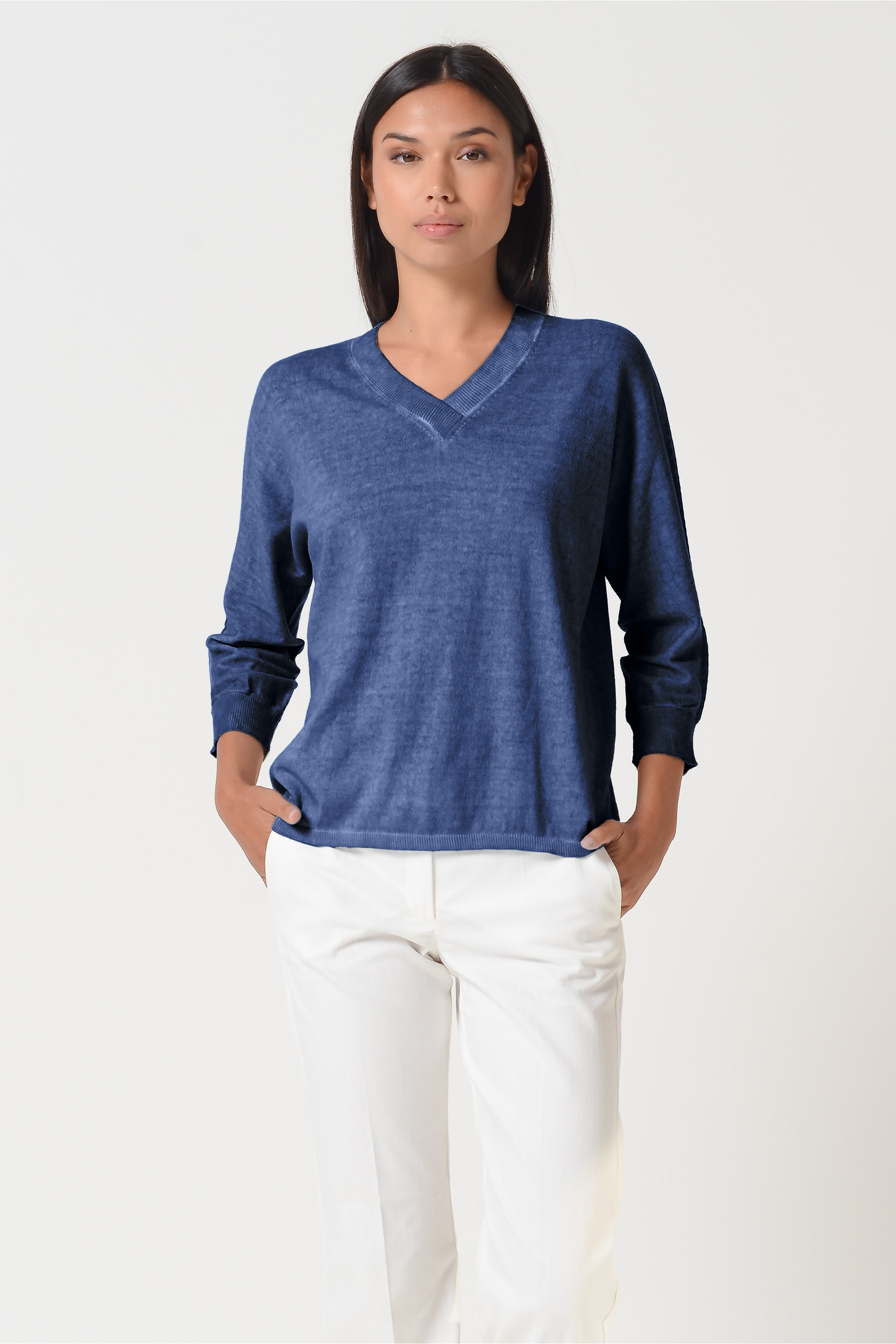Anna V-Neck - Nautico