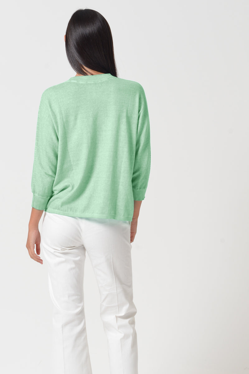 WS2023FEB207 (V neck Mint)