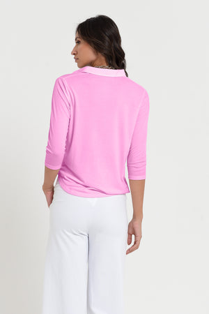 Cove Polo - Women's Short Sleeve Polo Shirt - Candy
