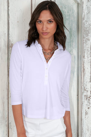 Cove Polo - Women's Short Sleeve Polo Shirt - Lilac