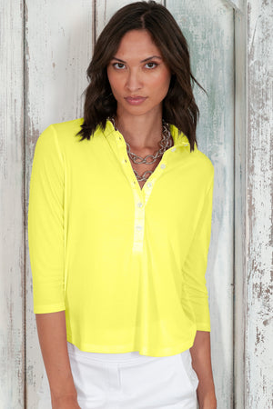 Cove Polo - Women's Short Sleeve Polo Shirt - Lime