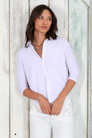 Cove Polo - Women's Short Sleeve Polo Shirt - Lilac