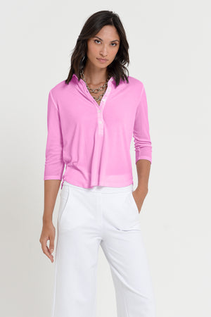 Cove Polo - Women's Short Sleeve Polo Shirt - Candy