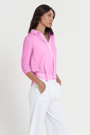 Cove Polo - Women's Short Sleeve Polo Shirt - Candy
