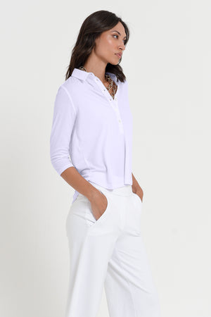 Cove Polo - Women's Short Sleeve Polo Shirt - Lilac