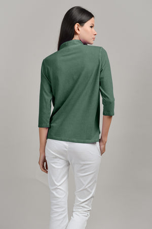 Kate Polo - Women's Short Sleeve Pique Polo Shirt - Juniper