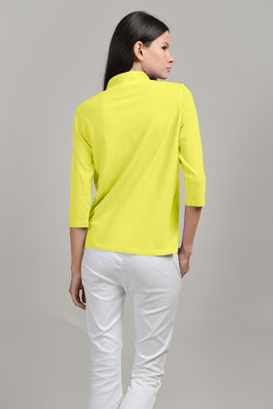 Kate Polo - Women's Short Sleeve Pique Polo Shirt - Lime