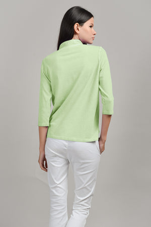 Kate Polo - Women's Short Sleeve Pique Polo Shirt - Margarita