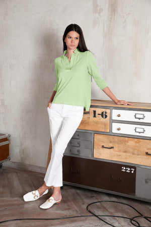 Kate Polo - Women's Short Sleeve Pique Polo Shirt - Margarita