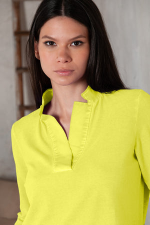 Kate Polo - Women's Short Sleeve Pique Polo Shirt - Lime