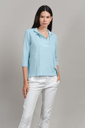 Kate Polo - Women's Short Sleeve Pique Polo Shirt - Bora Bora