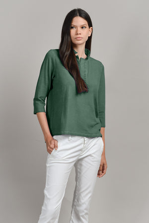 Kate Polo - Women's Short Sleeve Pique Polo Shirt - Juniper