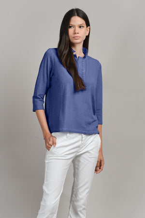 Kate Polo - Women's Short Sleeve Pique Polo Shirt - Whale