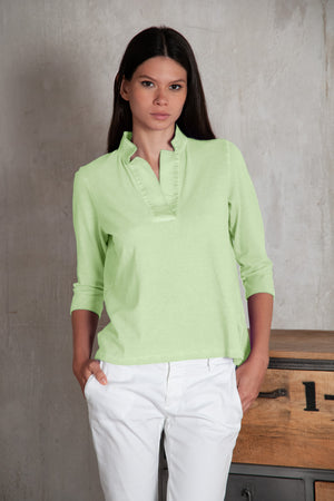 Kate Polo - Women's Short Sleeve Pique Polo Shirt - Margarita