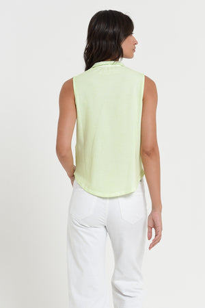 Megan Polo - Women's Sleeveless Pique Polo Shirt - Margarita
