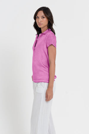 Bellera Polo - Women Stretchy Polo Shirt - Candy