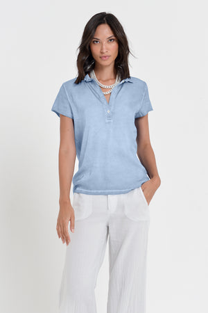 Bellera Polo - Women Stretchy Polo Shirt - Fiji