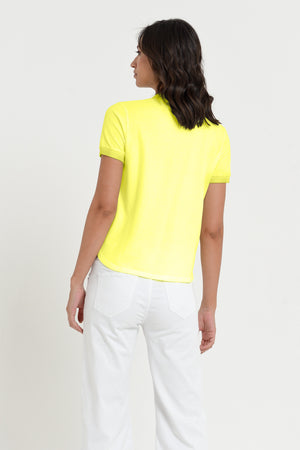 Crystal Polo - Women's Pique Polo Shirt - Lime