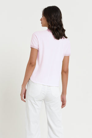 Crystal Polo - Women's Pique Polo Shirt - Rose