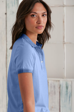 Crystal Polo - Women's Pique Polo Shirt - Bay
